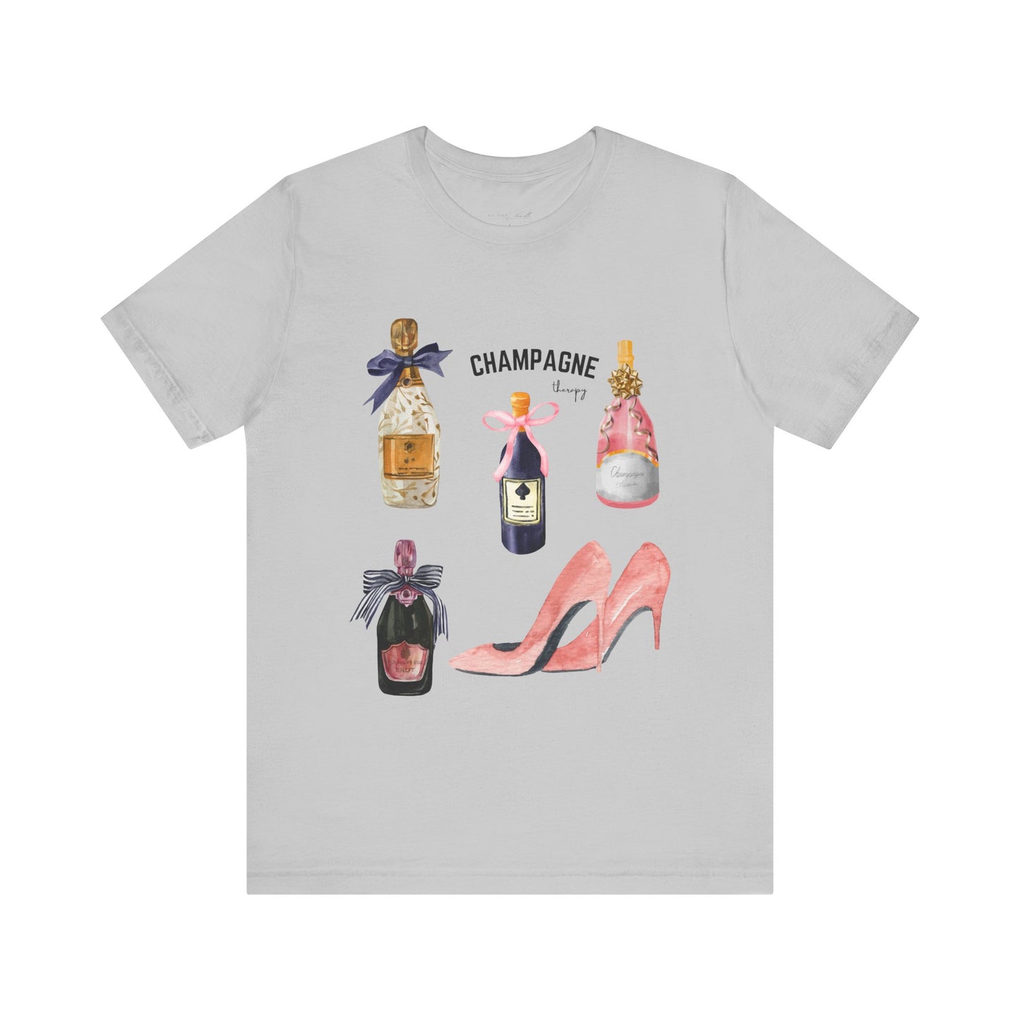 Champagne & pink Heels t-shirt