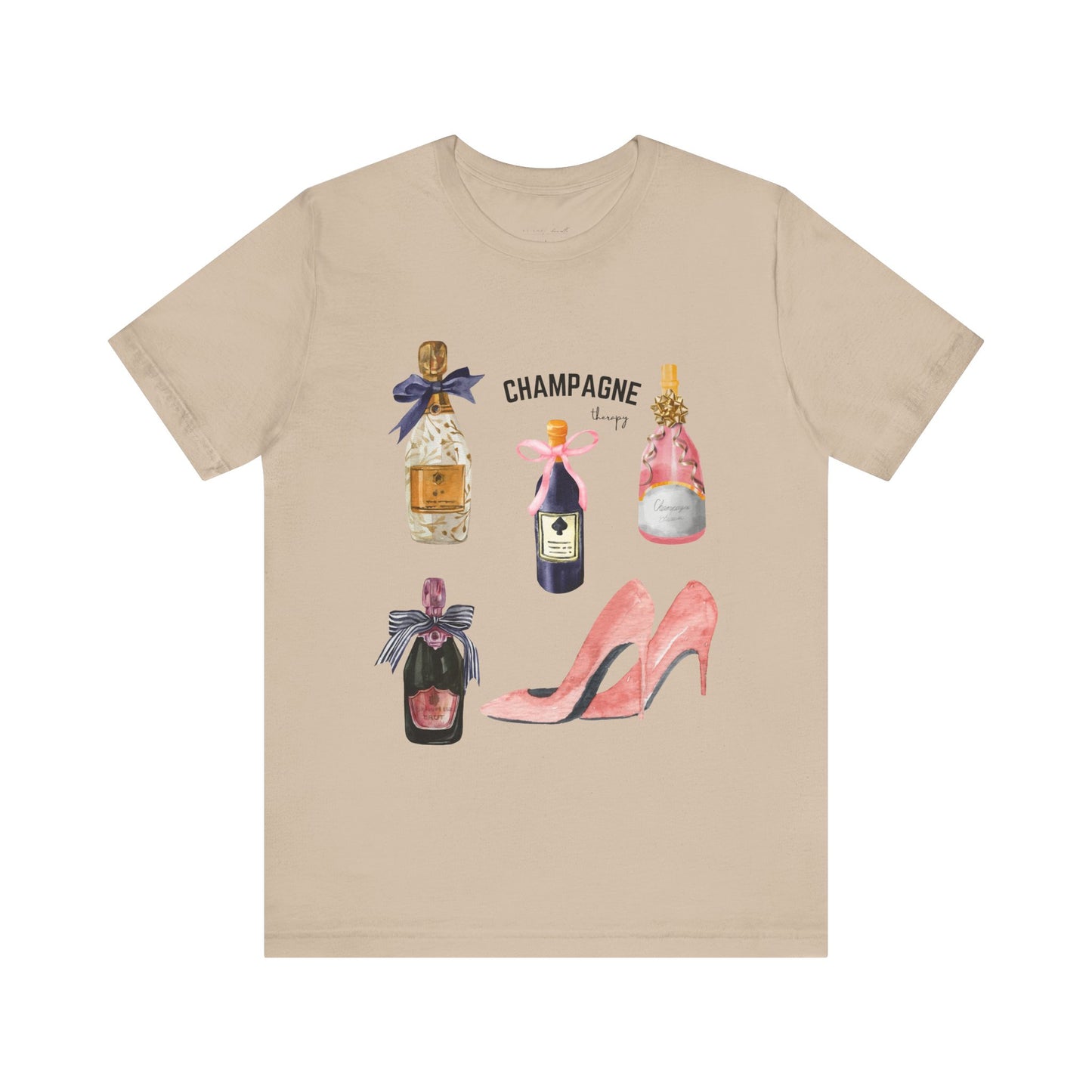 Champagne & pink Heels t-shirt