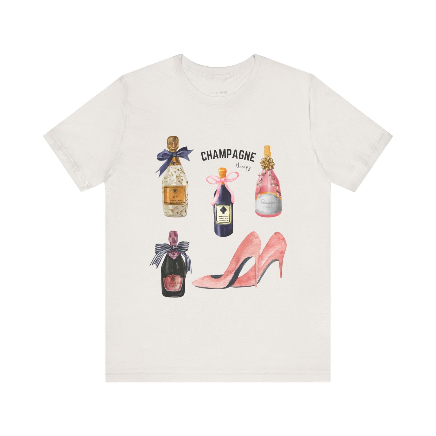 Champagne & pink Heels t-shirt