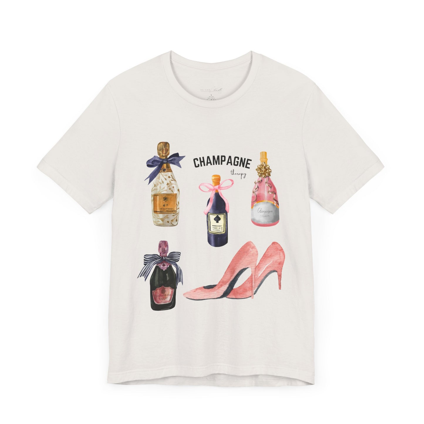 Champagne & pink Heels t-shirt