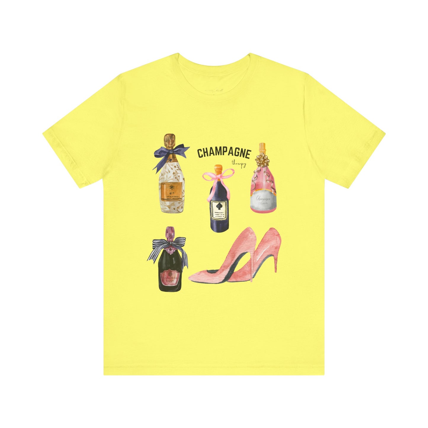 Champagne & pink Heels t-shirt