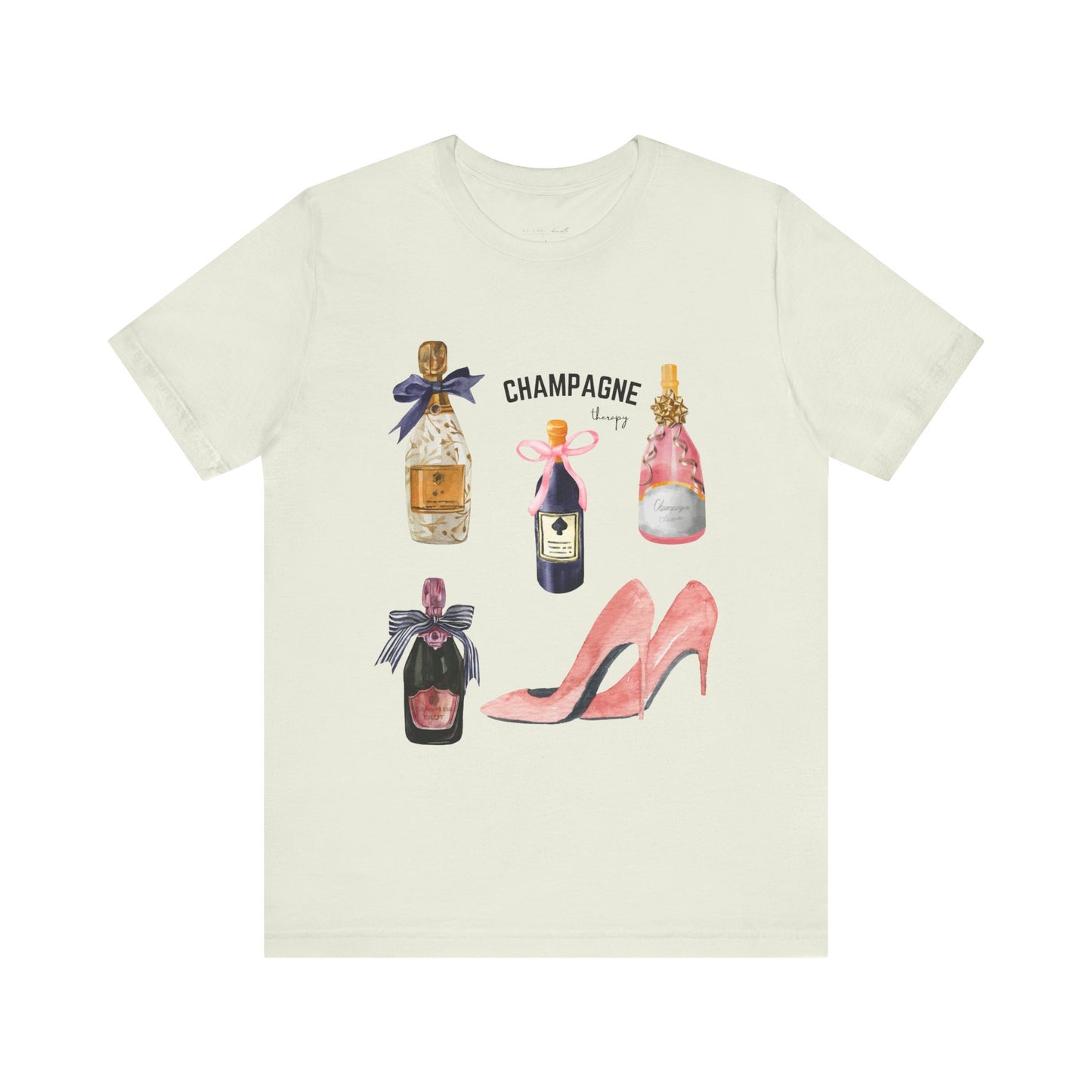 Champagne & pink Heels t-shirt