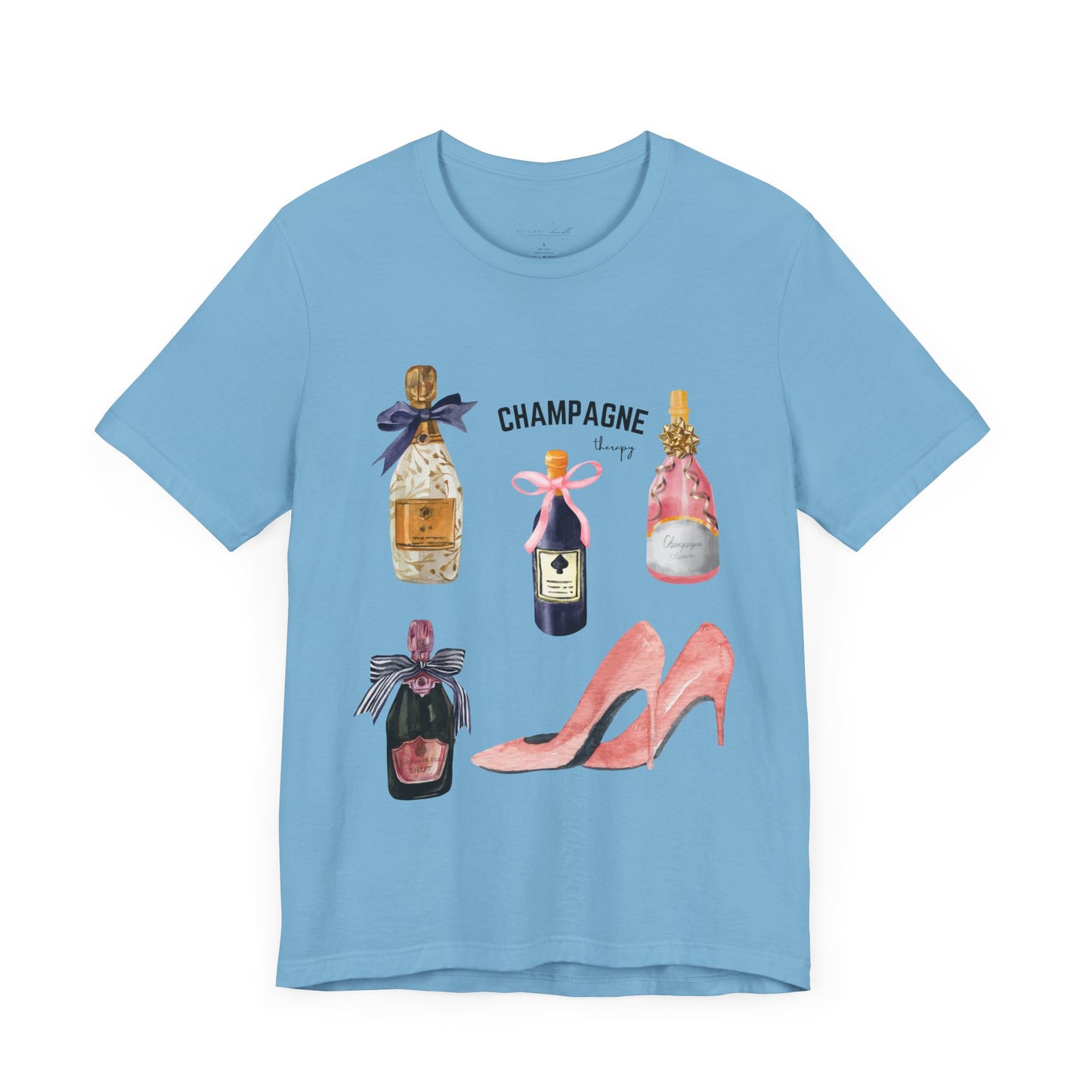 Champagne & pink Heels t-shirt