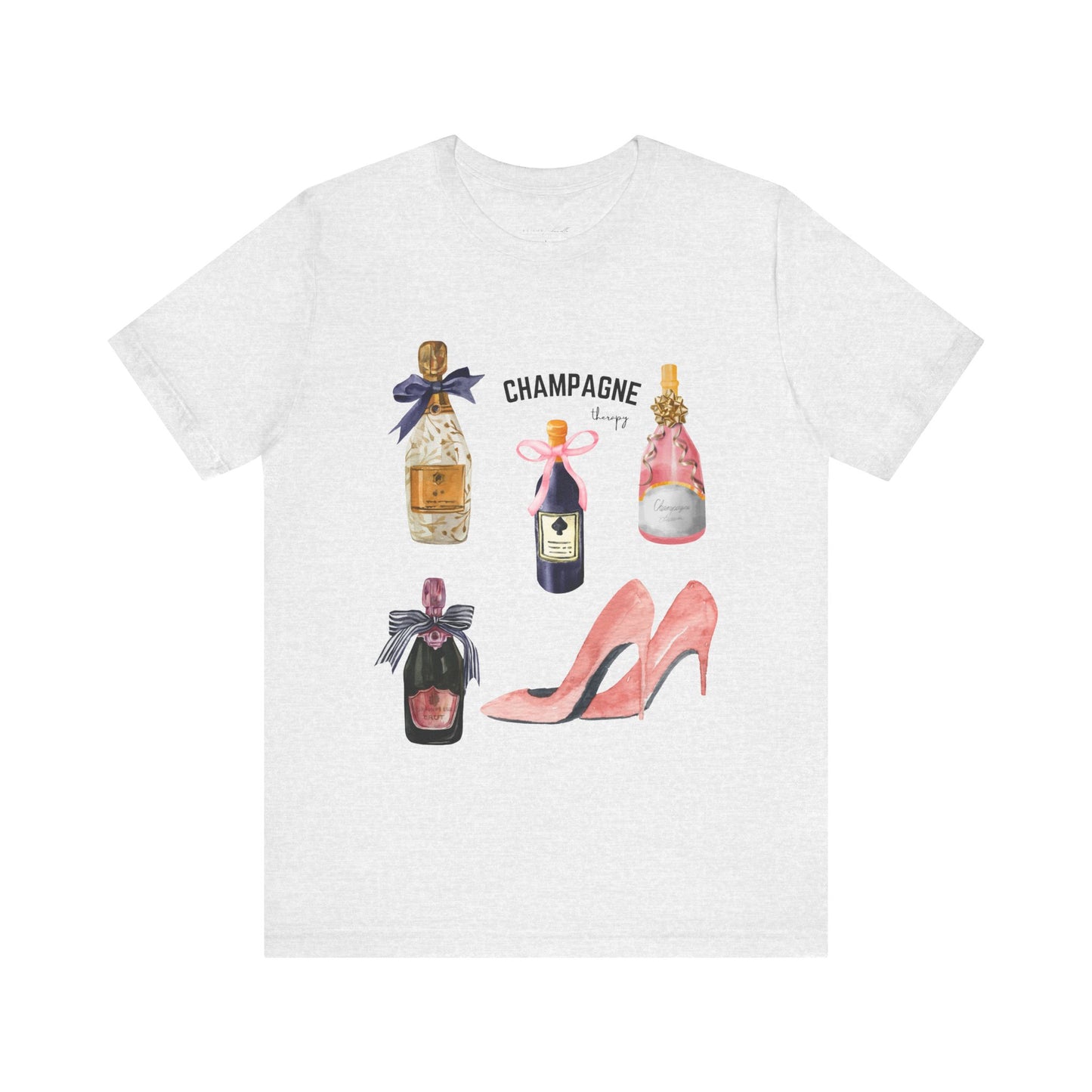 Champagne & pink Heels t-shirt