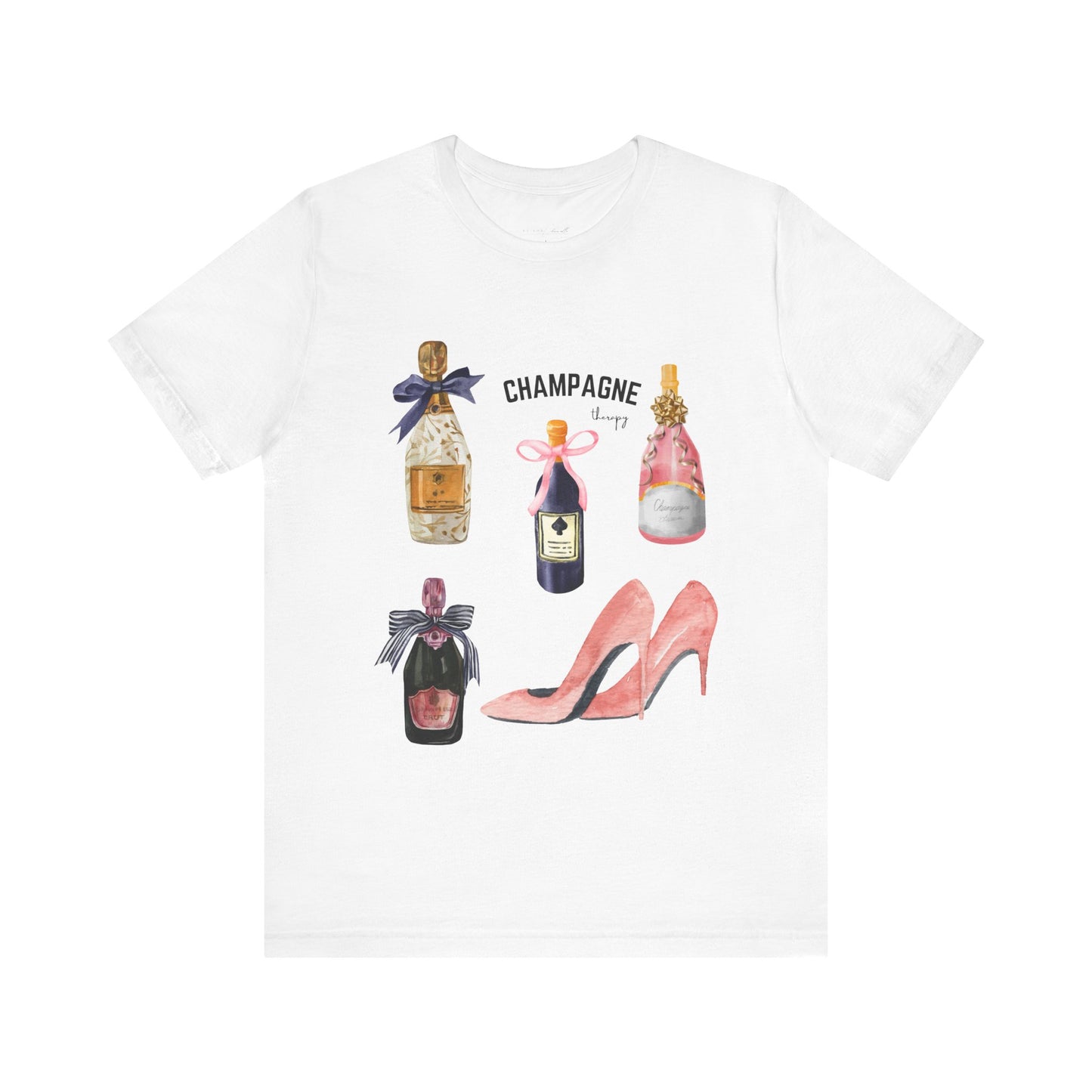 Champagne & pink Heels t-shirt