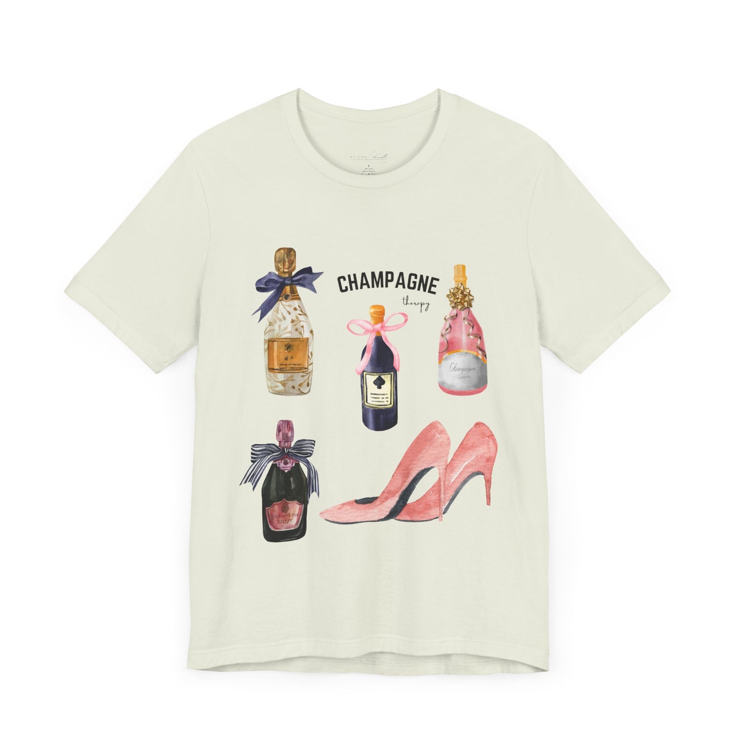 Champagne & pink Heels t-shirt