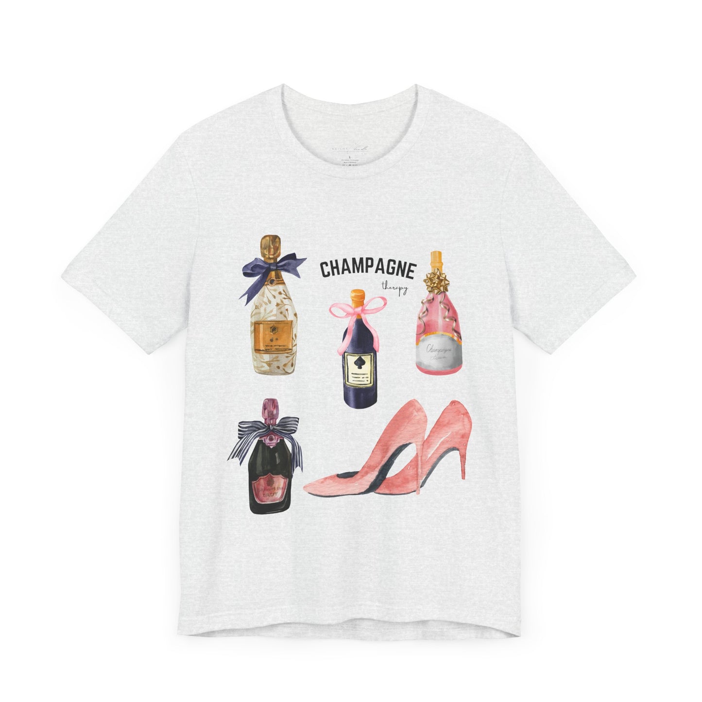 Champagne & pink Heels t-shirt