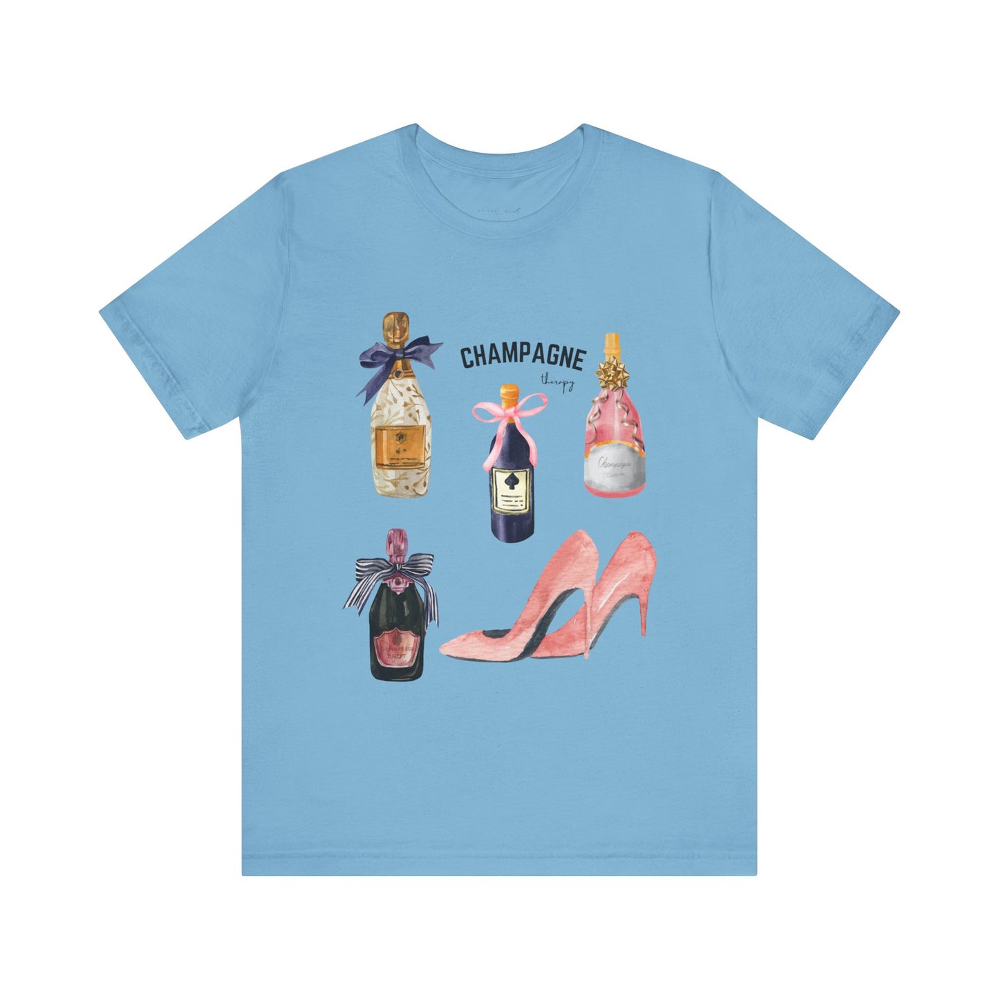 Champagne & pink Heels t-shirt