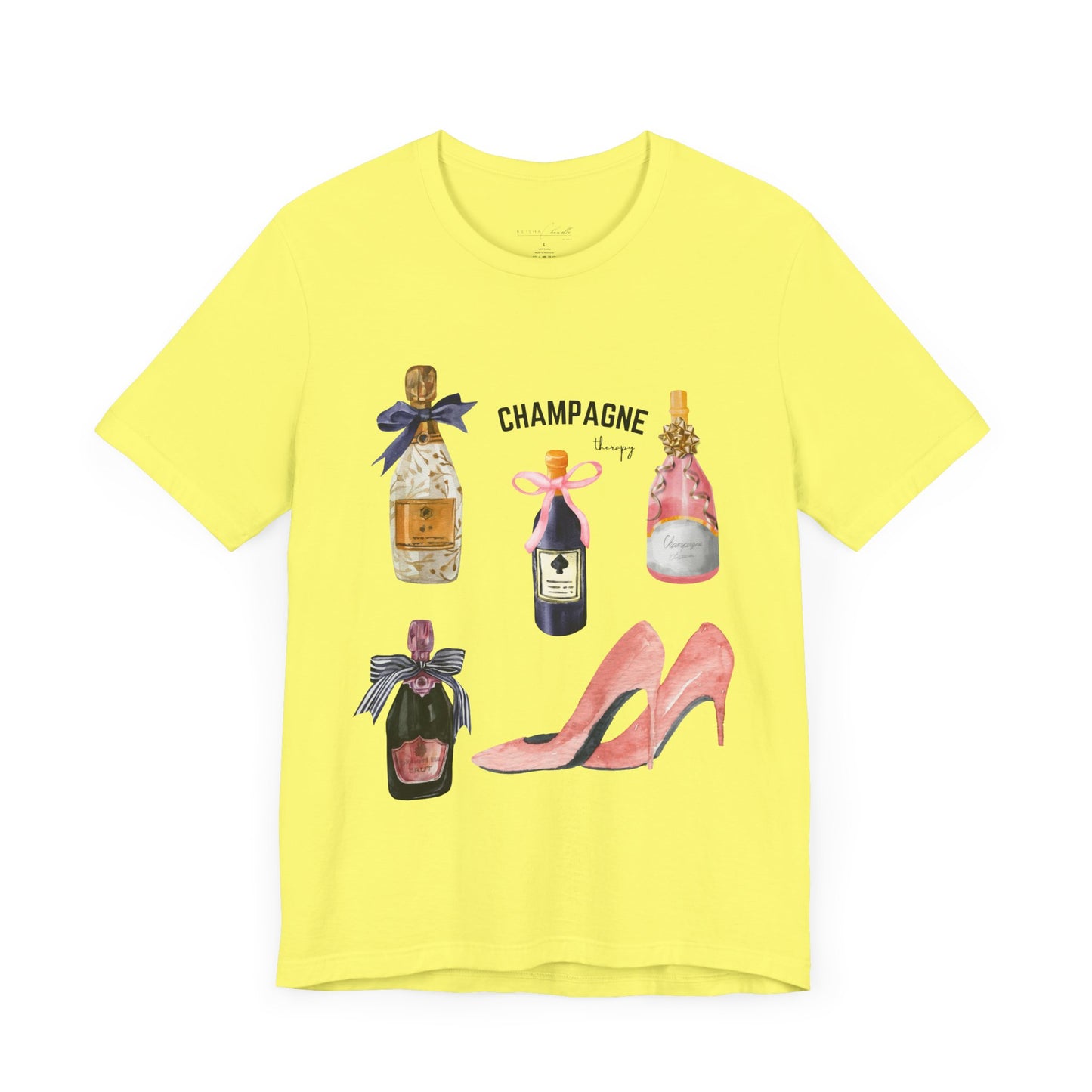 Champagne & pink Heels t-shirt