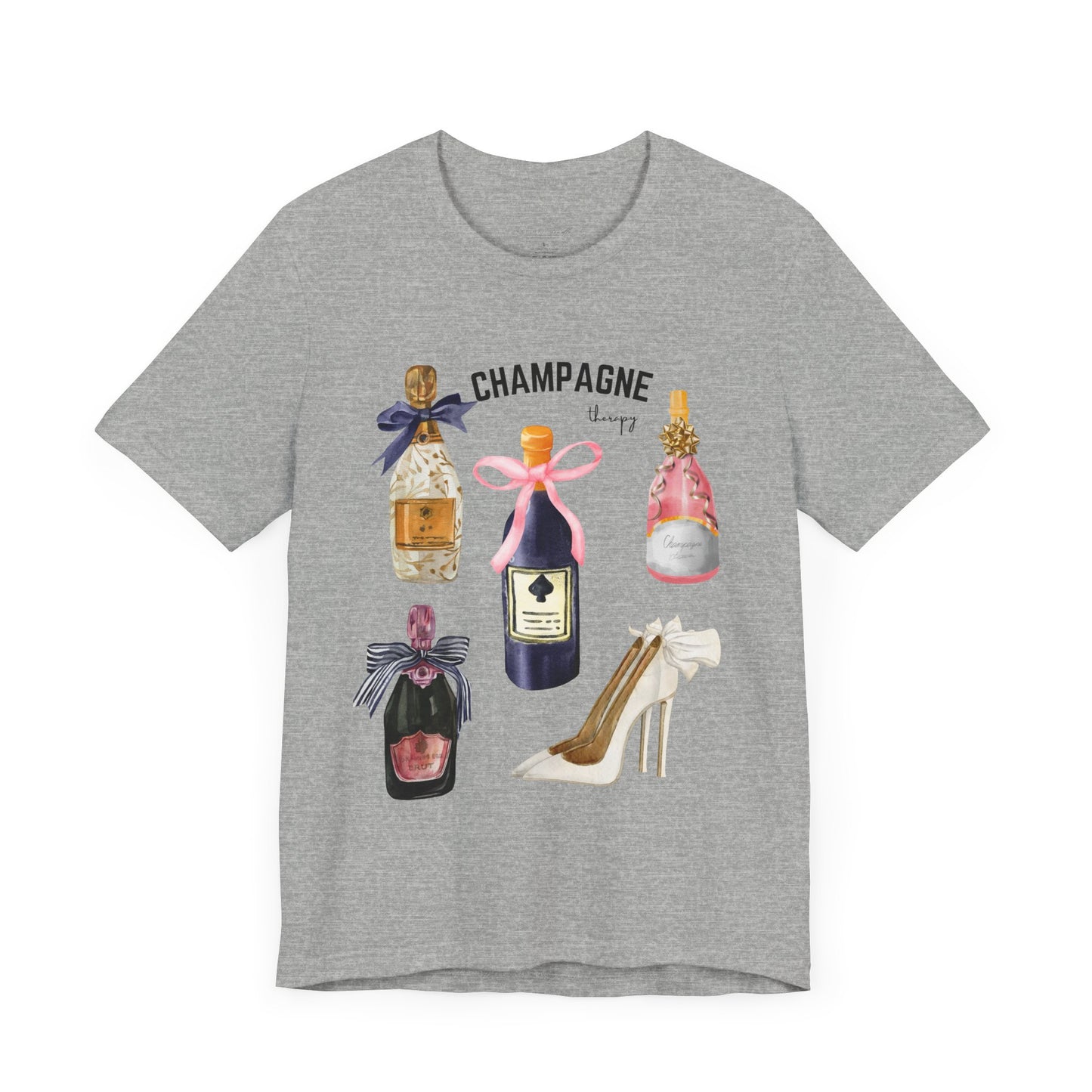 Champagne & cream Heels t-shirt