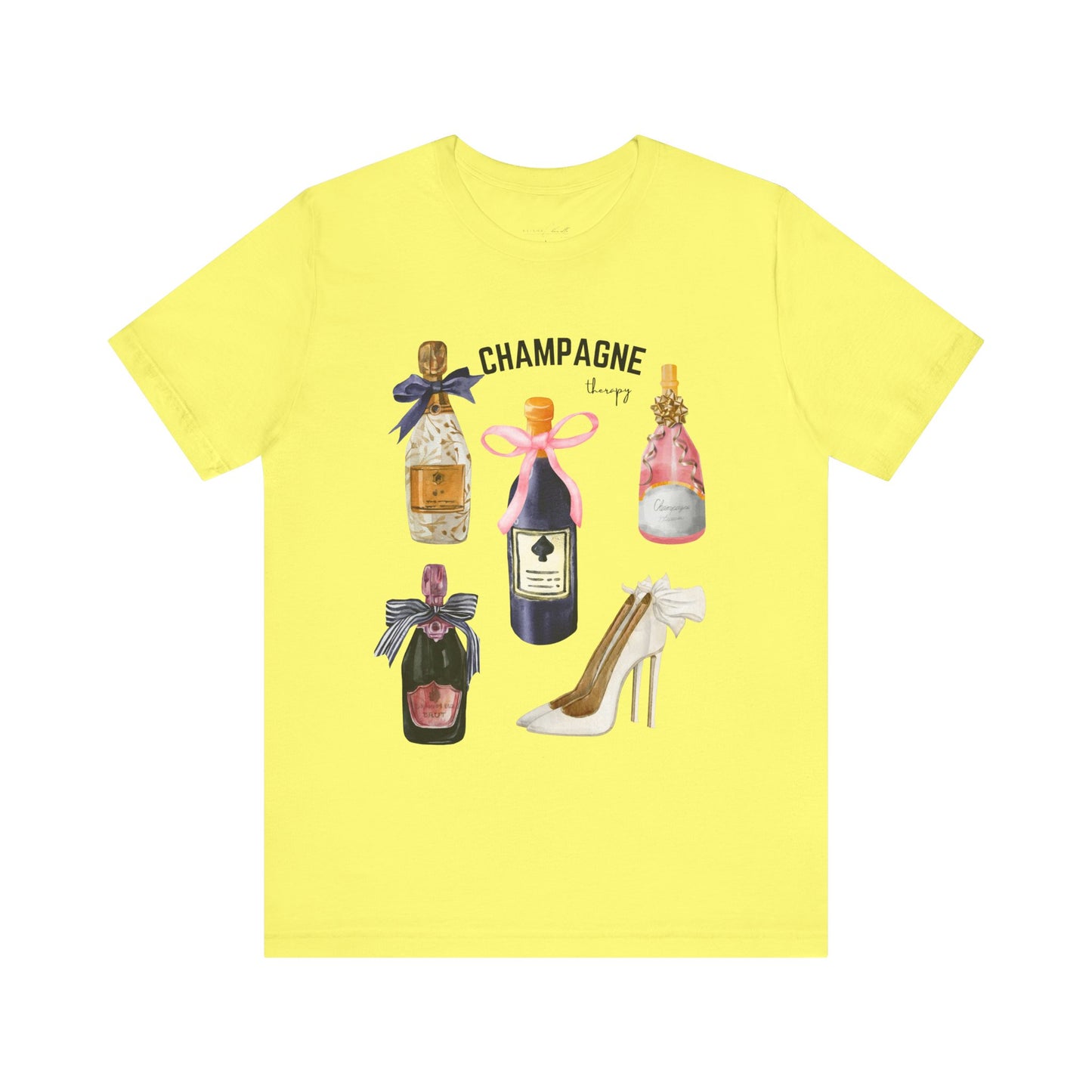 Champagne & cream Heels t-shirt