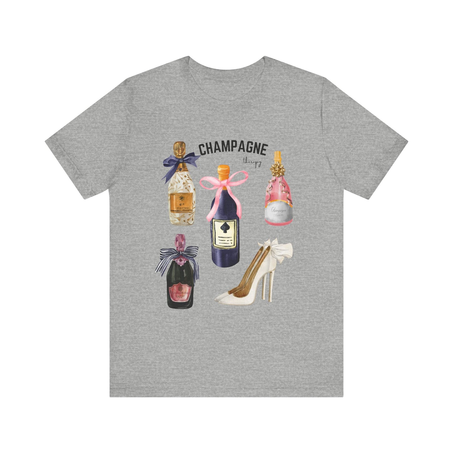 Champagne & cream Heels t-shirt