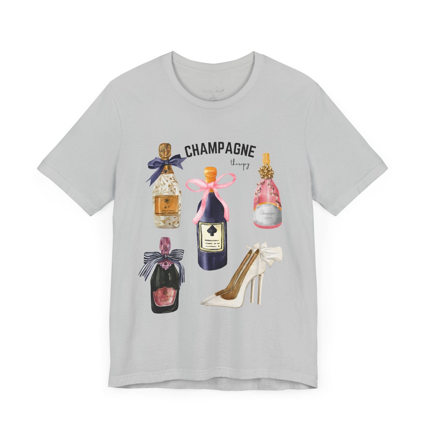 Champagne & cream Heels t-shirt