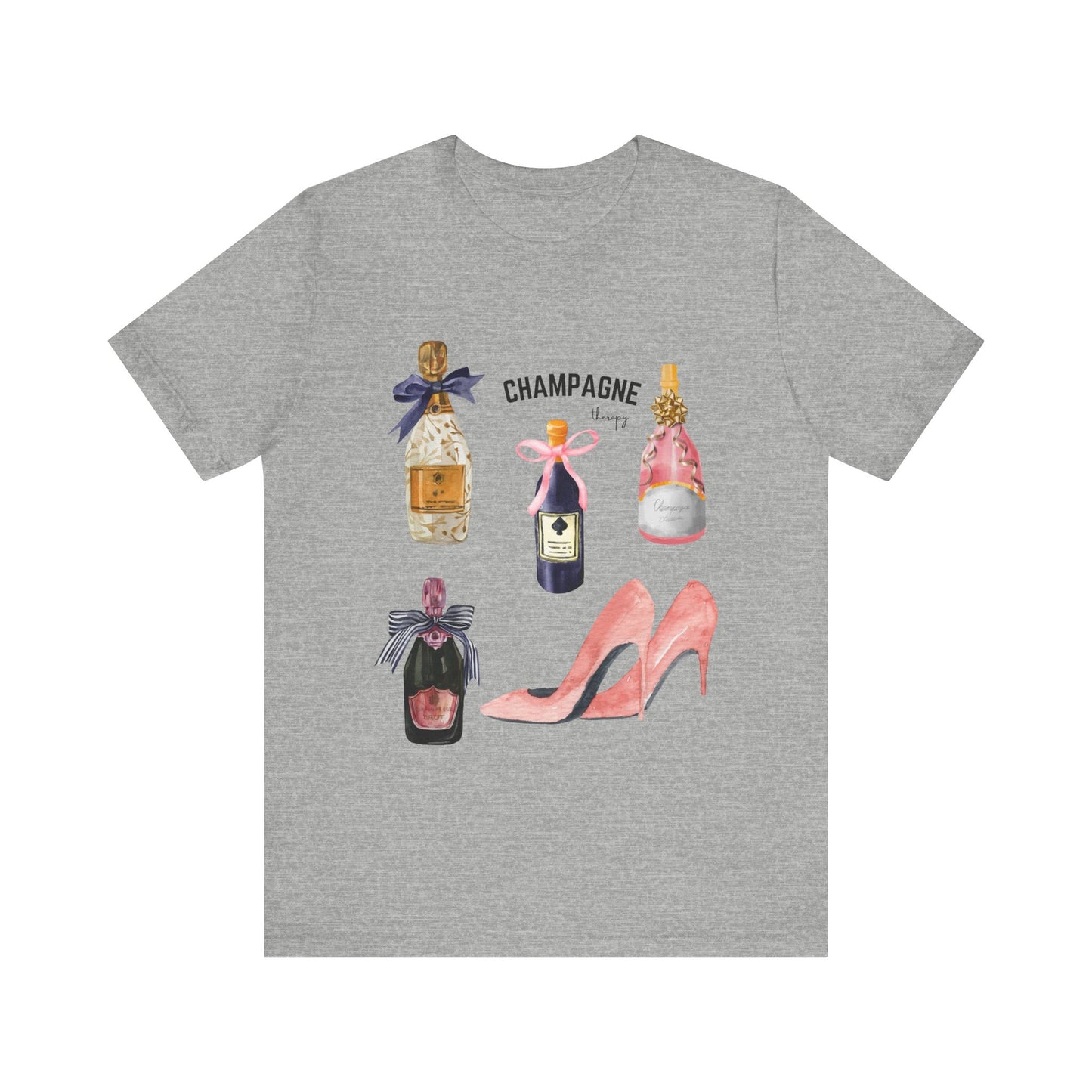 Champagne & pink Heels t-shirt