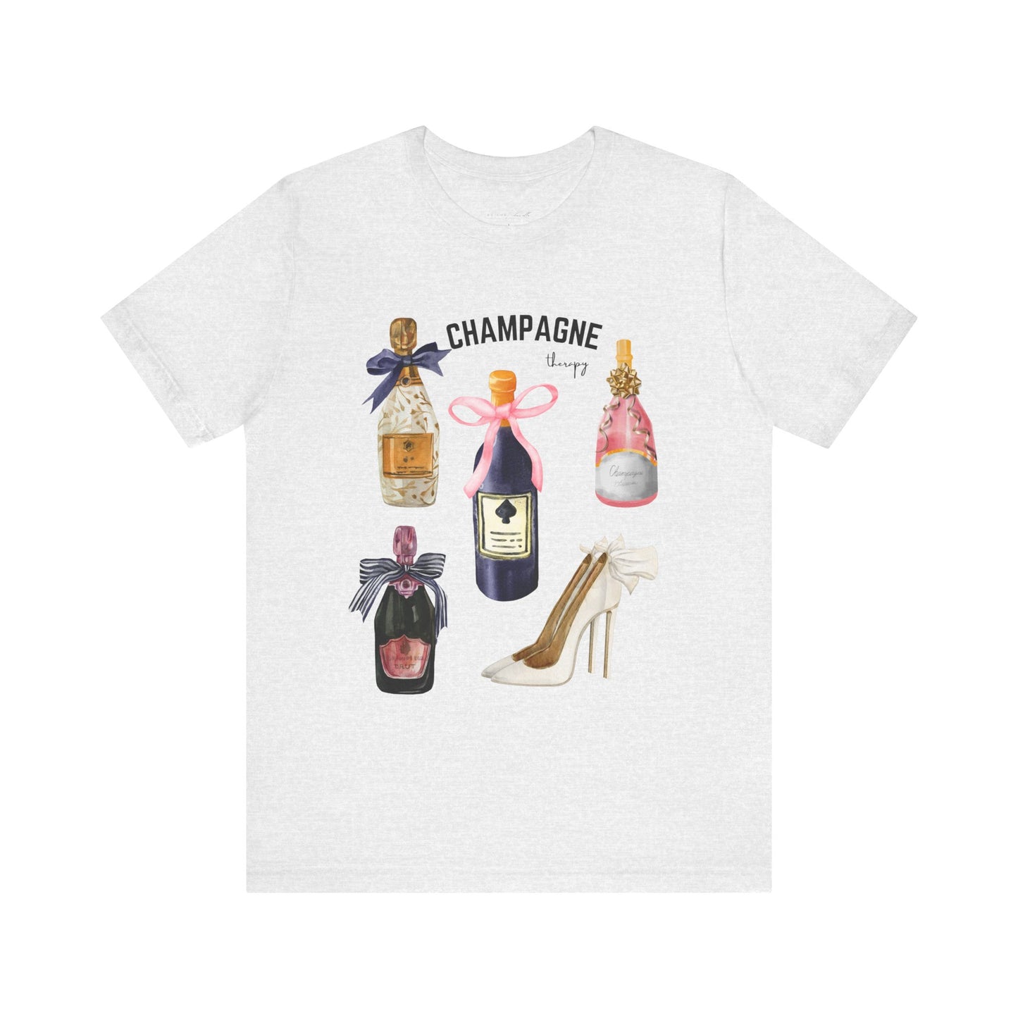 Champagne & cream Heels t-shirt