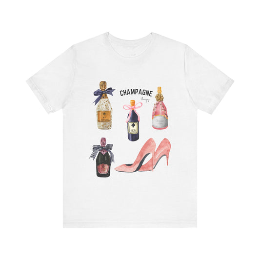 Champagne & pink Heels t-shirt