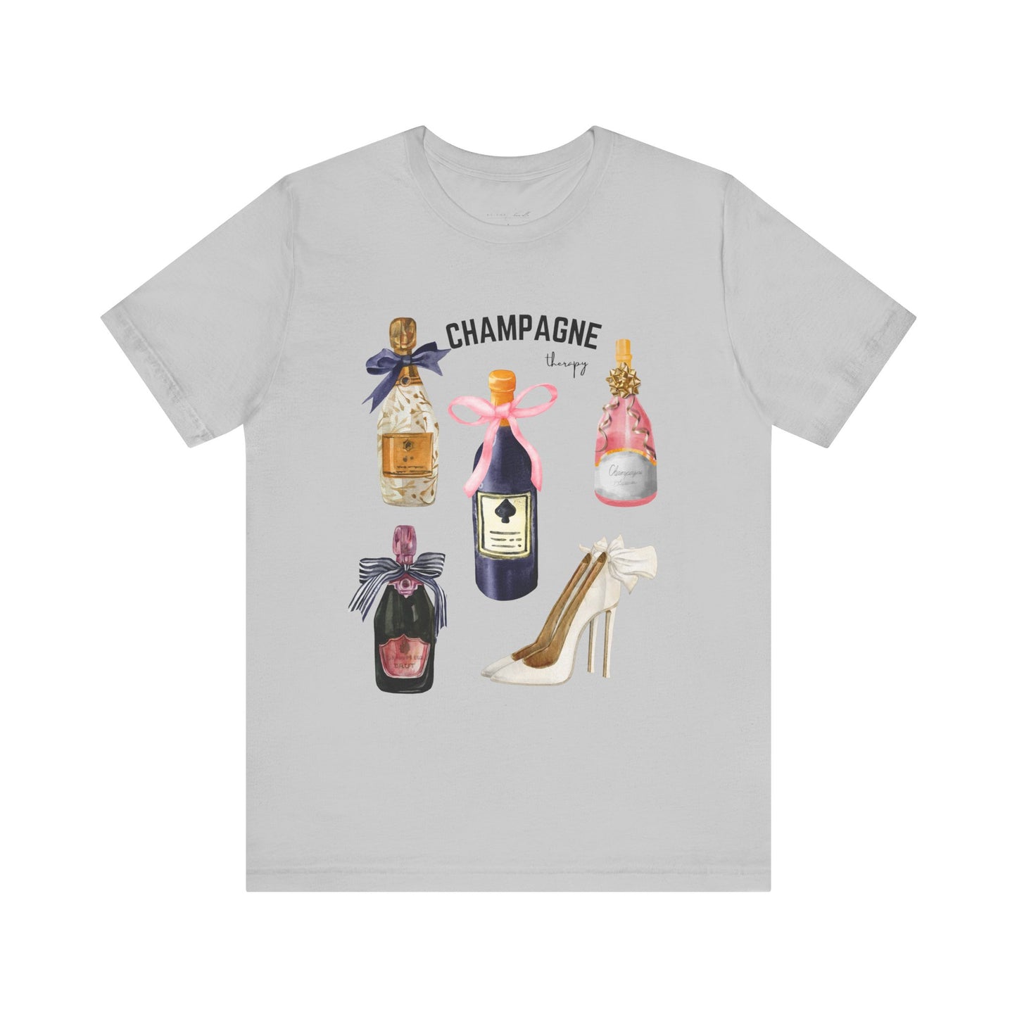 Champagne & cream Heels t-shirt