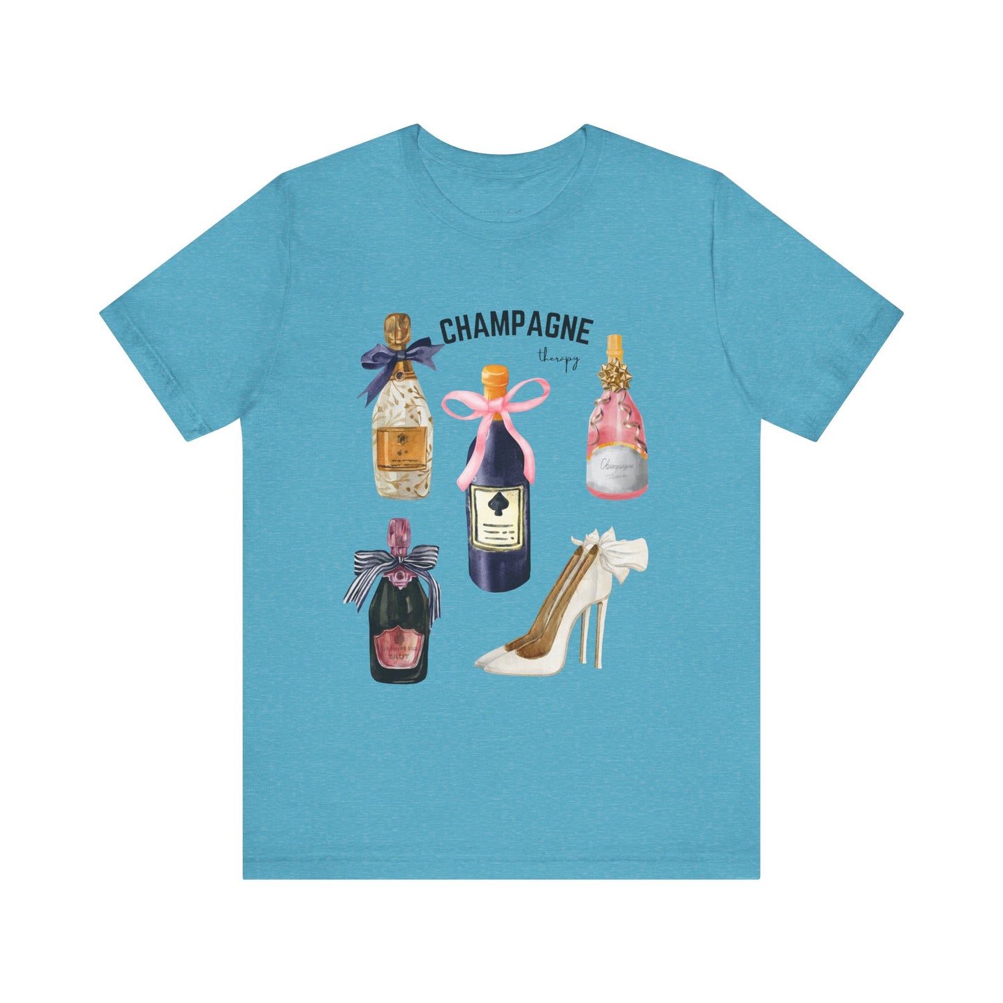 Champagne & cream Heels t-shirt